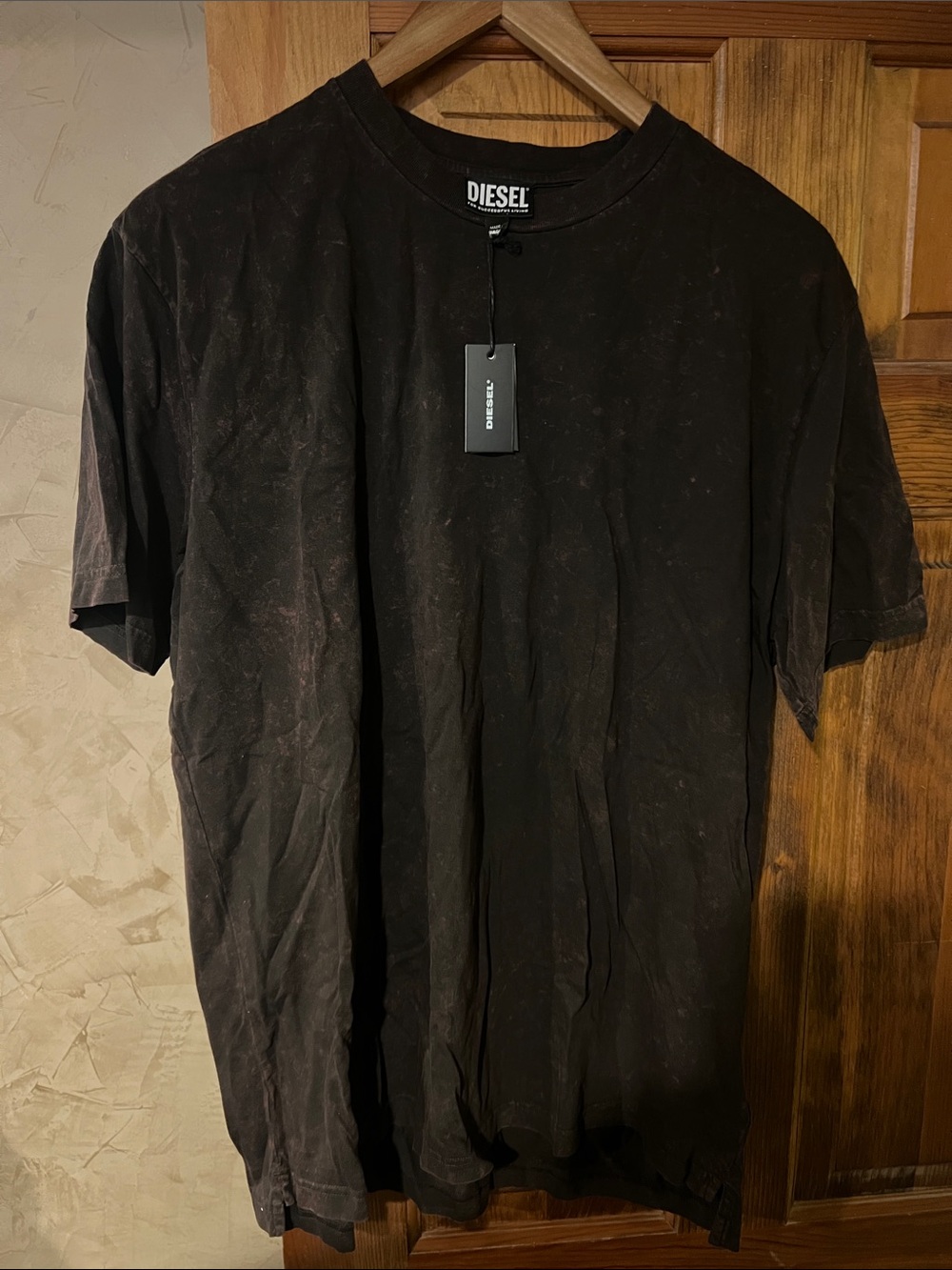 Diesel Men’s Black Short Sleeve Crewneck Tee